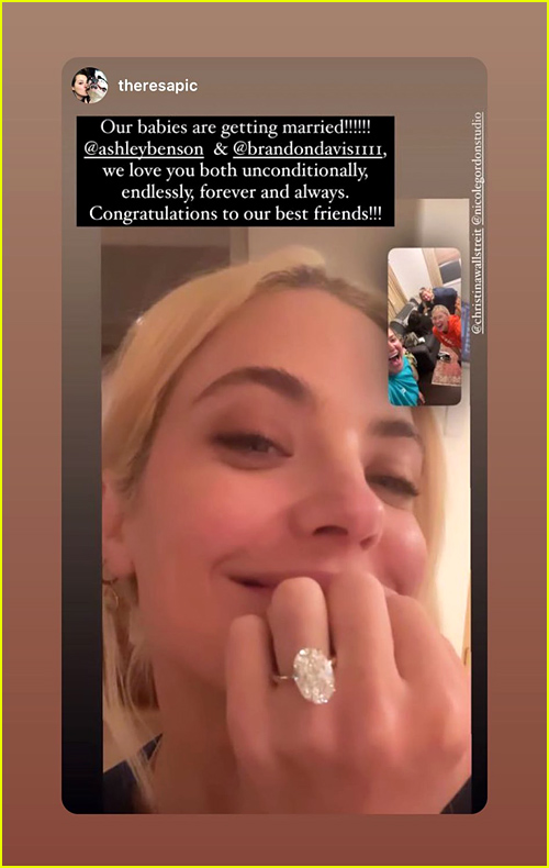 Ashley Benson Is Engaged To Music Manager Boyfriend Brandon Davis See Her Massive Ring