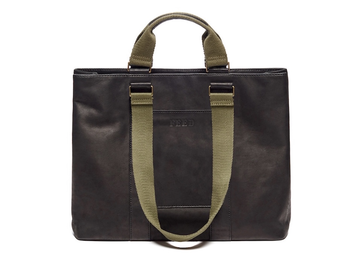 A Gift That Gives Back The Leather Work Bag by FEED