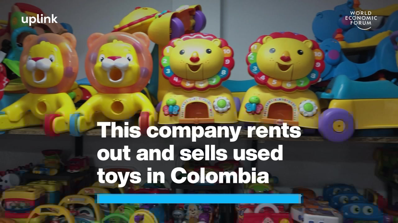 This company rents out and sells used toys in Colombia World Economic