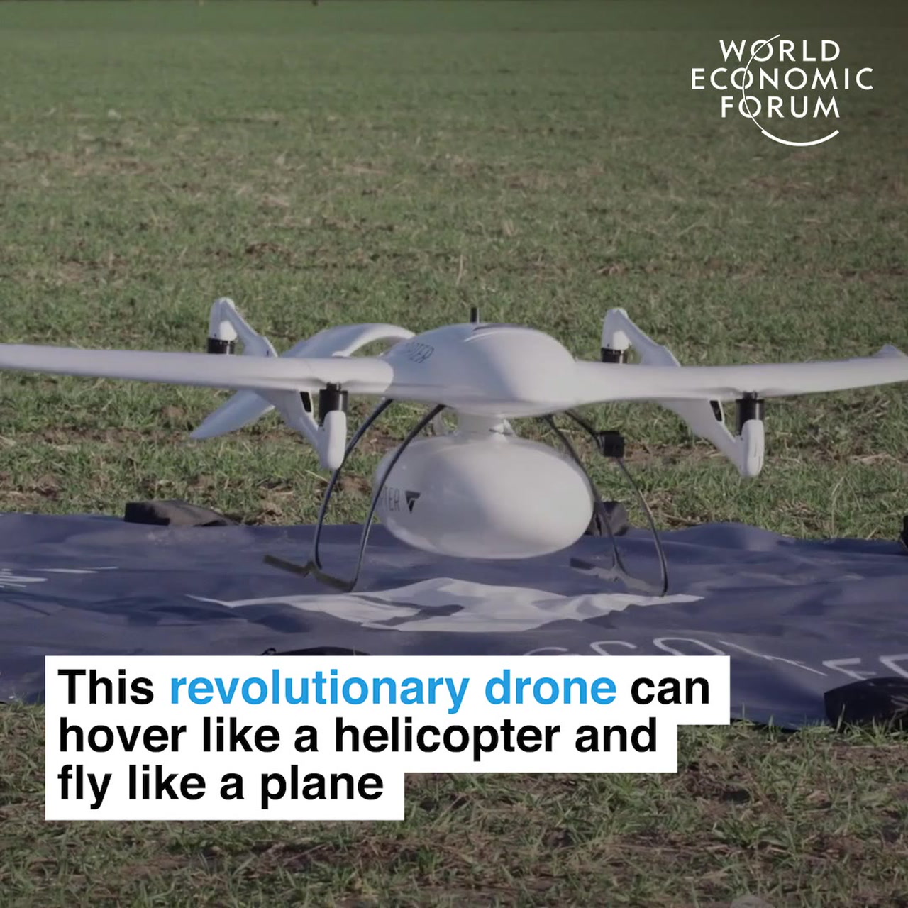 This revolutionary drone can hover like a helicopter and fly like a