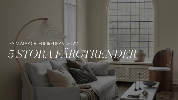 höst inredning 2023 5 Stora Färgtrender – Så Målar Vi 2022 | Elle