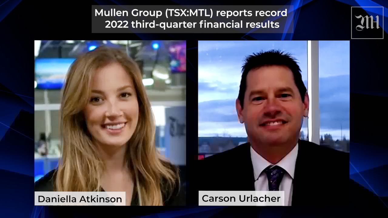 Mullen Group (TSXMTL) reports record 2022 thirdquarter financial