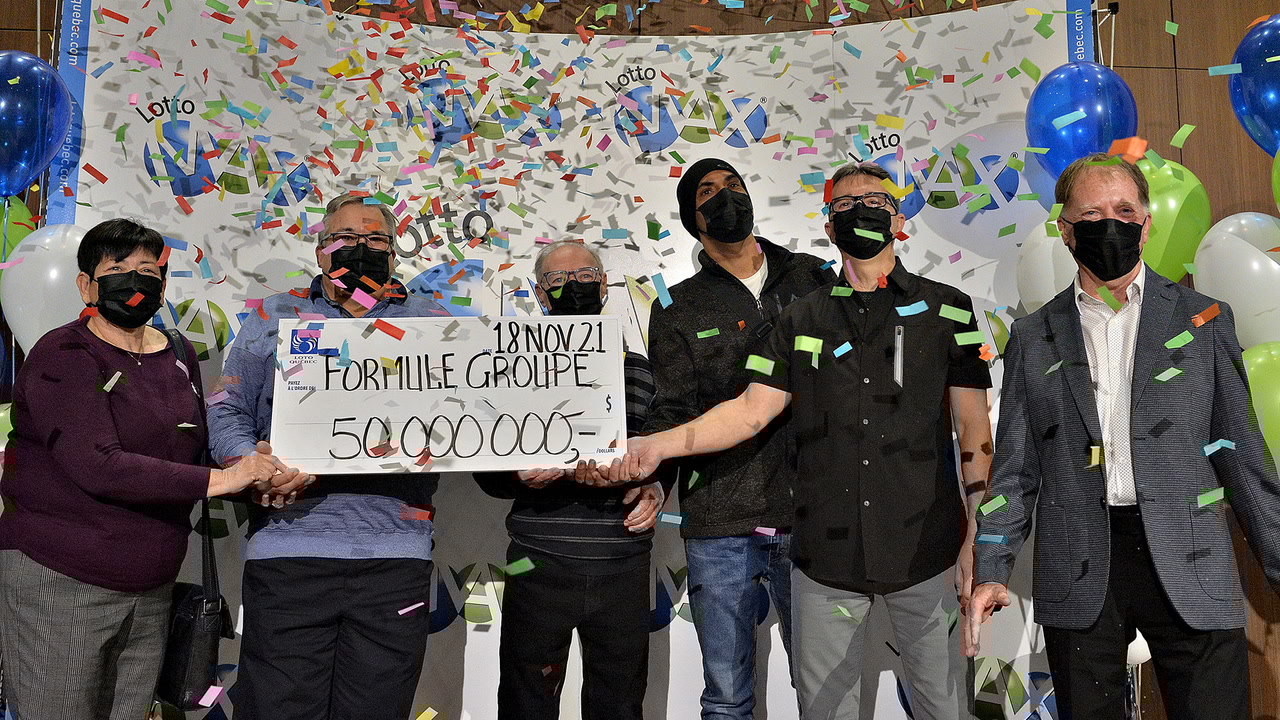 Gros lot de 50 millions remis à six chanceux de Québec [VIDÉO] Le fil