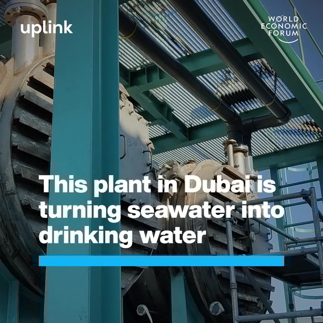 This Plant In Dubai Is Turning Seawater Into Drinking Water 世界経済フォーラム