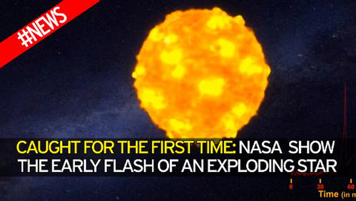 Watch NASA's footage of an exploding star '500 times larger than our