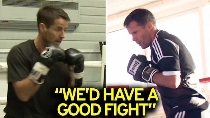 Ding ding! Jamie Redknapp wants fight with Jamie Carragher after boxing