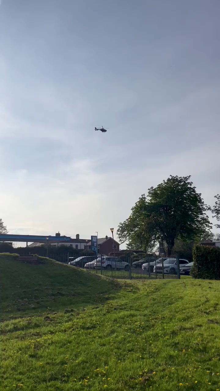 Police helicopter seen over Prudhoe after car crash in Northumberland town Chronicle Live