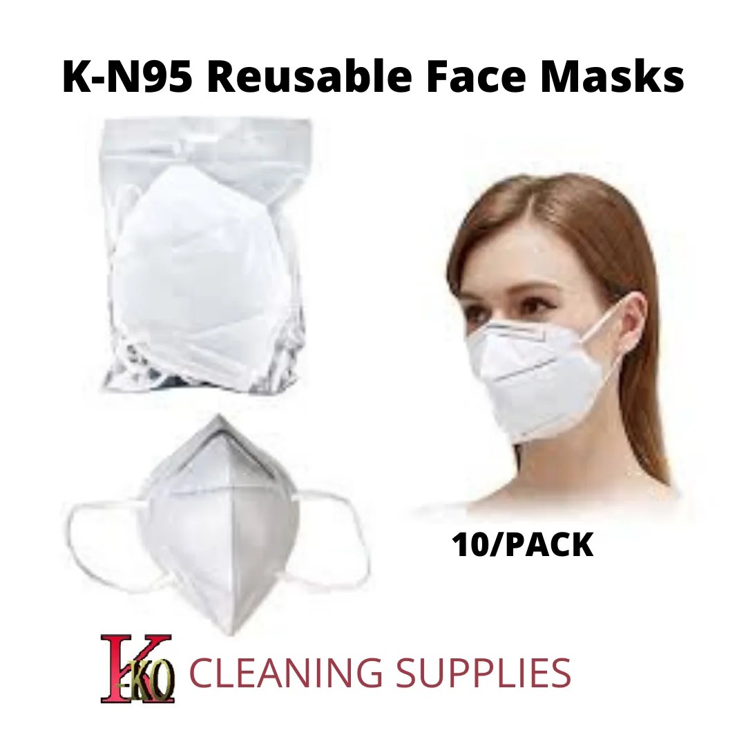 KN95 MEDICAL MASK 10/BAG KKo Cleaning Supplies and Paper Products in
