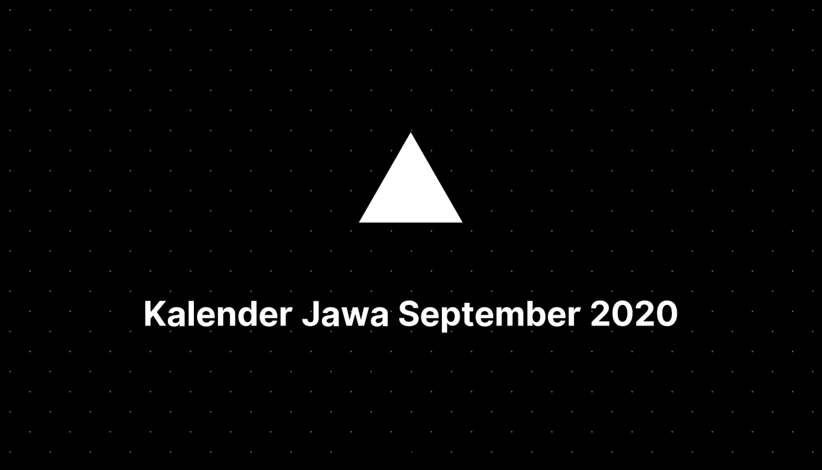 Kalender Jawa September Tahun 2020 Lengkap dengan Weton Kalenderize(03)
