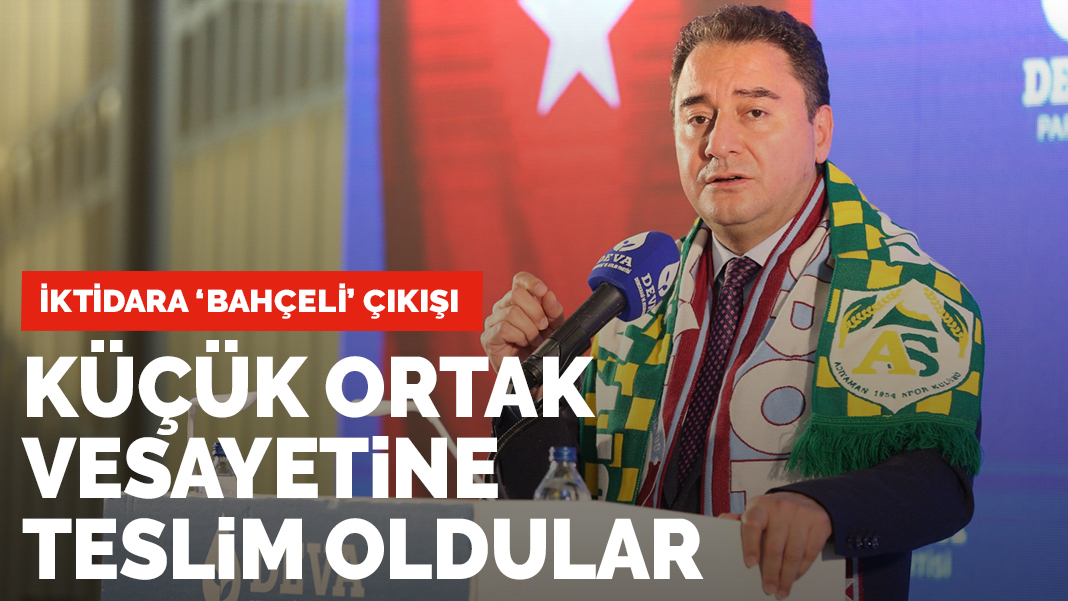 Babacan'dan çok sert sözler Küçük ortak vesayetine teslim oldular