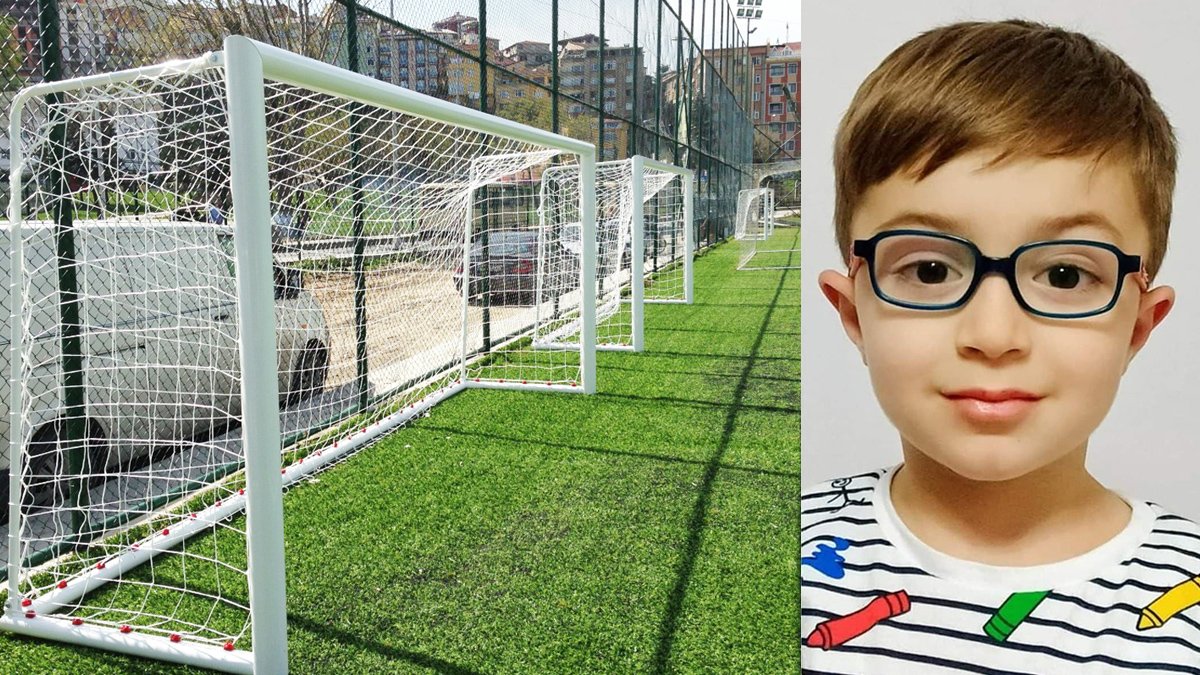 Kafasına kale direği düştü Çaykur Rizesporlu minik futbolcu ağır yaralandı