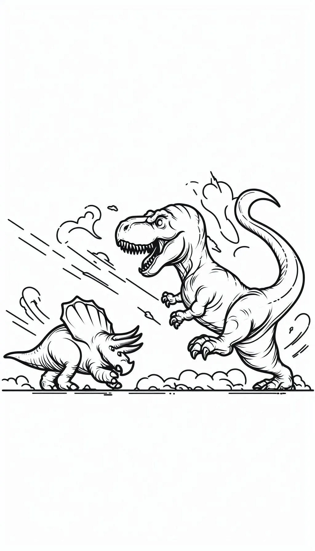 TRex Coloring Pages 17+ Free PDF Printables KDCcoloring