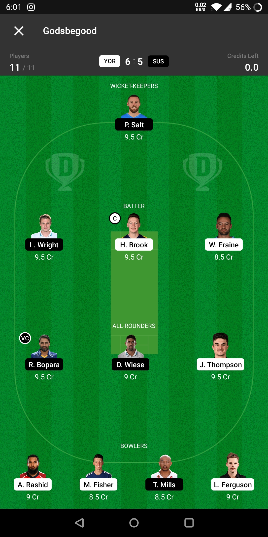 YOR vs SUR Dream11 Prediction, Quarter Final 1 Royal London OneDay Cup Team By Expert for Today