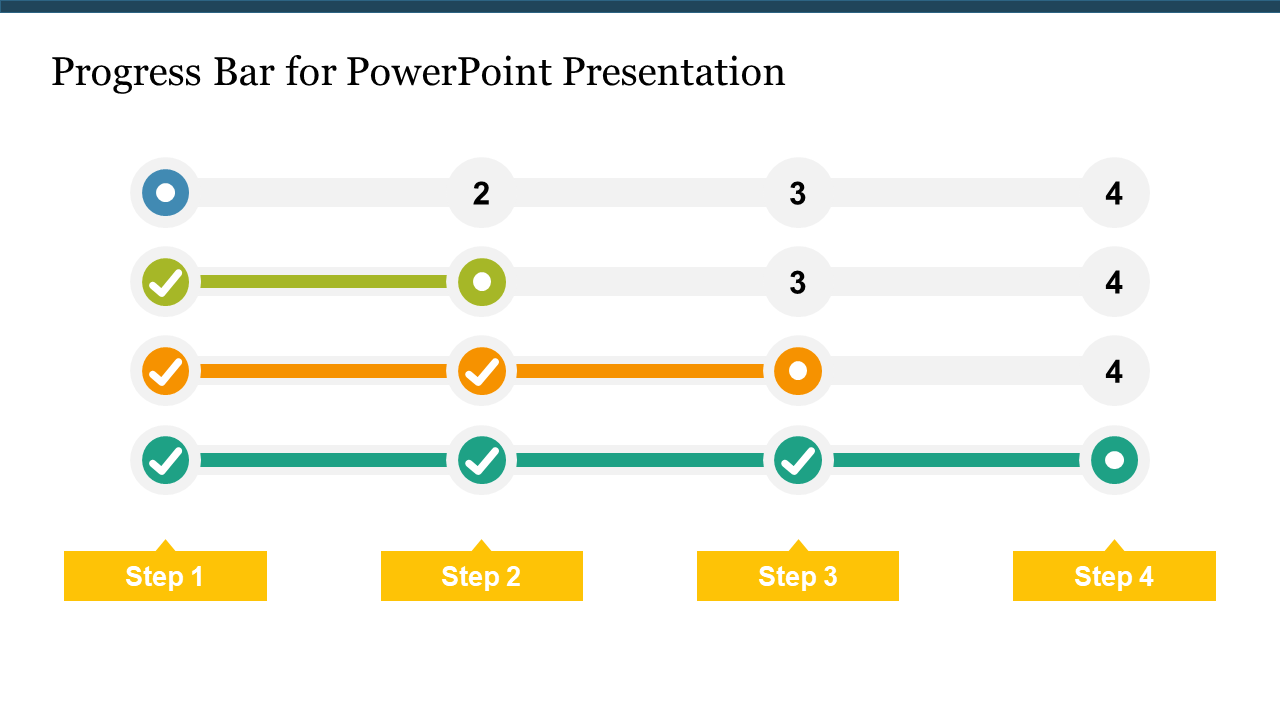 Powerpoint Progress Bar Template 57+ Koleksi Gambar