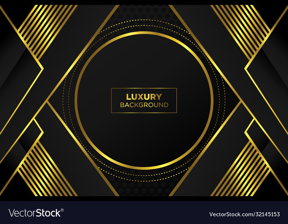 Black Gold Background Vector 57+ Koleksi Gambar