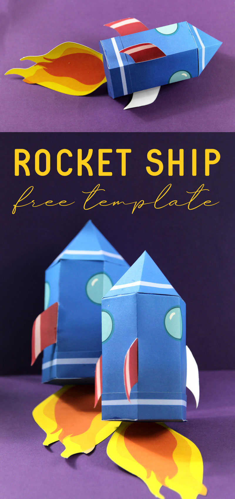 3d Rocket Template Printable - 51+ Koleksi Gambar