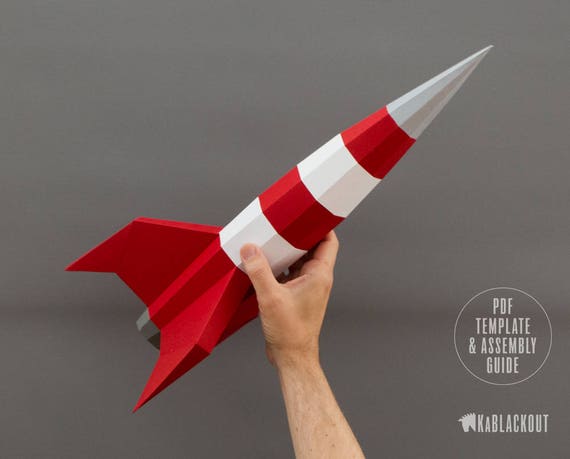 3d Rocket Template Printable - 51+ Koleksi Gambar
