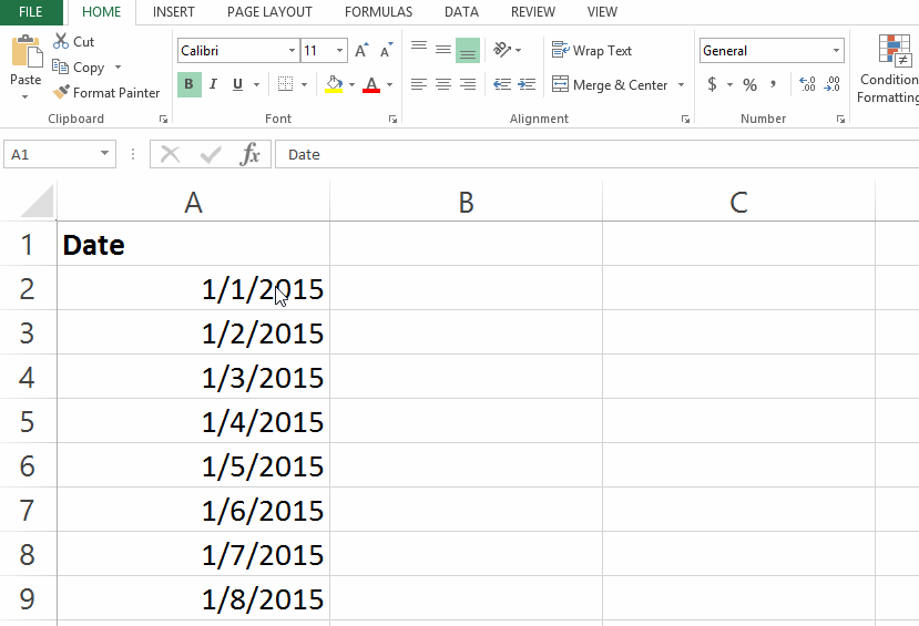 How to Format Months, Days, and Years in Excel Depict Data Studio