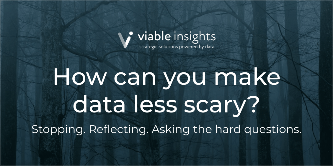 Making Data Less Scary Viable Insights