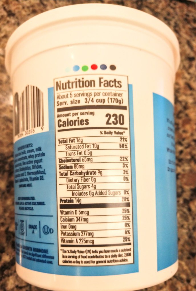 Cabot Low Fat Plain Greek Yogurt KidsAcookin