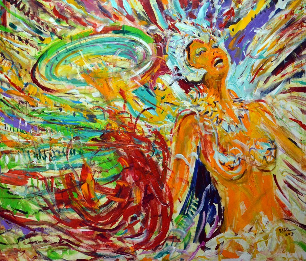 353 Acrylic on Canvas 40′ x 60′ Kiril Jeliazkov
