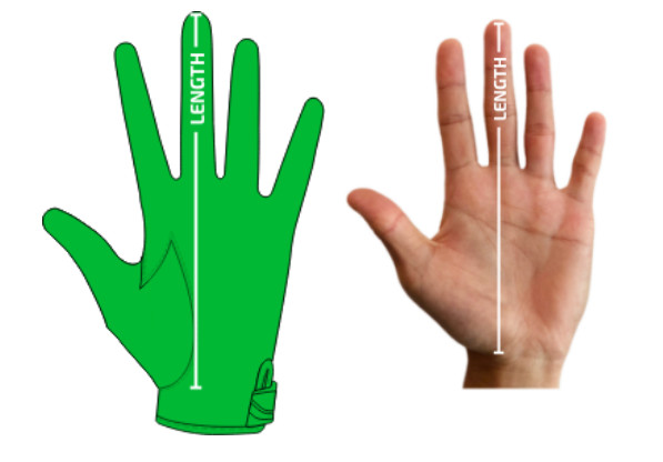 Cutters Glove Size Chart Football - Ponasa