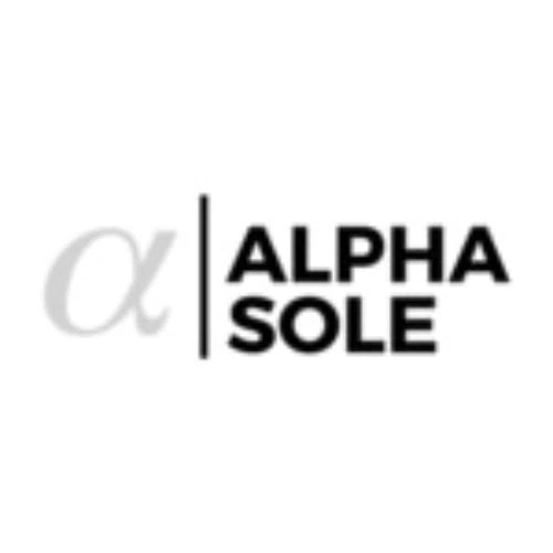 ALPHA SOLE Promo Code — 50 Off (Sitewide) in Aug 2024