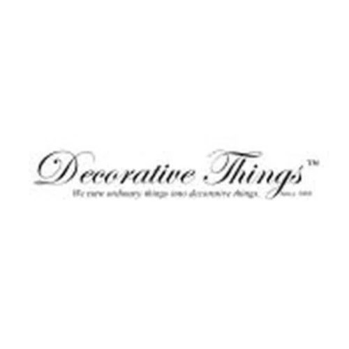 DECORATIVE THINGS Promo Code — 100 Off in Sep 2024