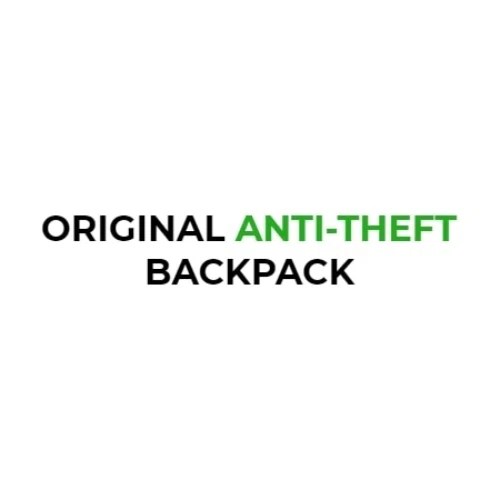 ORIGINAL ANTITHEFT BACKPACK Promo Code — 50 Off 2024