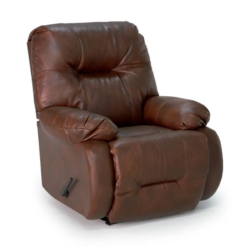 Brinley Leather/Vinyl Space Saver Recliner 8MW84LU by Best at Turner