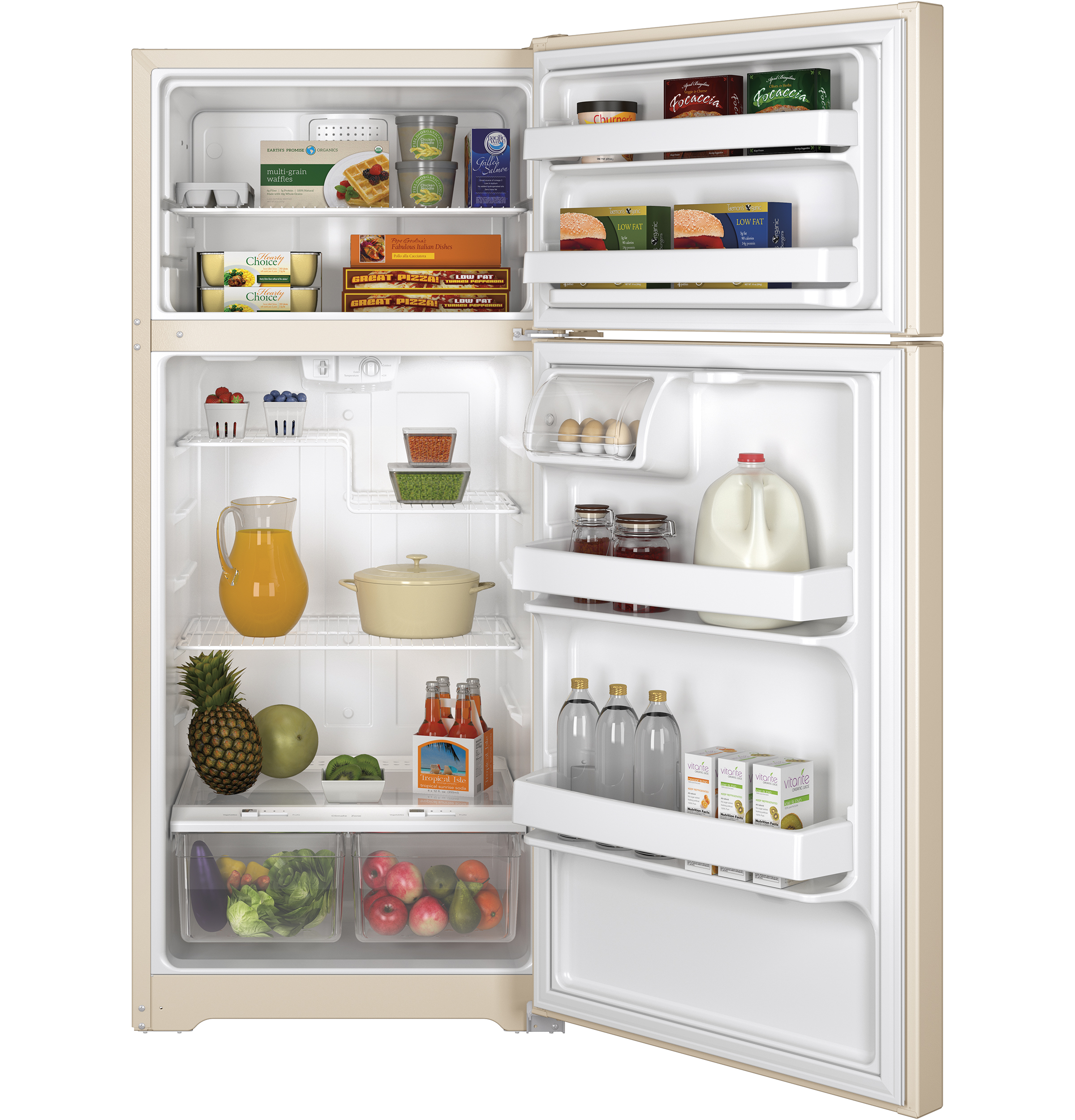 ENERGY STAR® 15.5 Cu. Ft. TopFreezer Refrigerator GTE16DTHCC by General Electric at Missouri