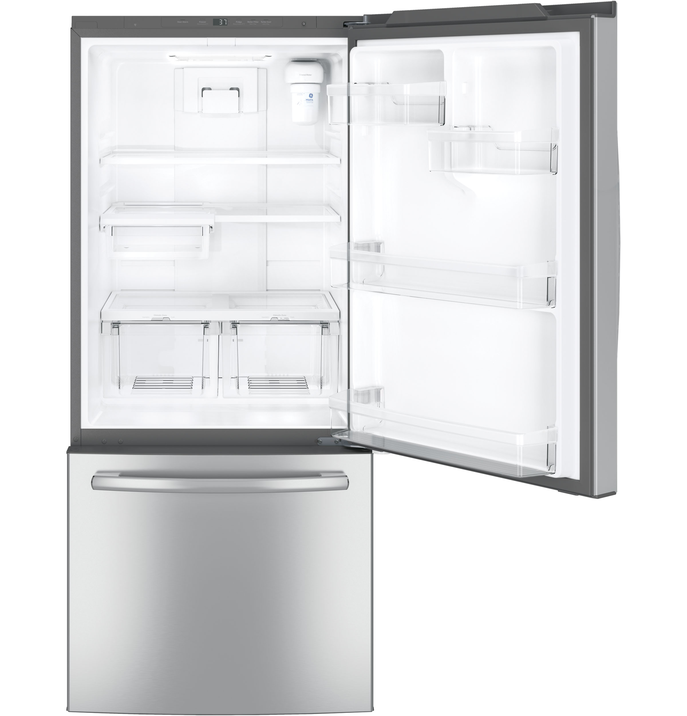 ENERGY STAR® 21.0 Cu. Ft. BottomFreezer Refrigerator GDE21ESKSS by