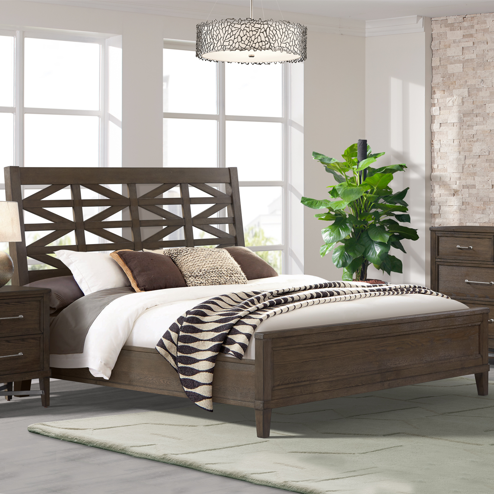 Preston King Bed PNBR3550KWVOC by Intercon at Old Brick Furniture
