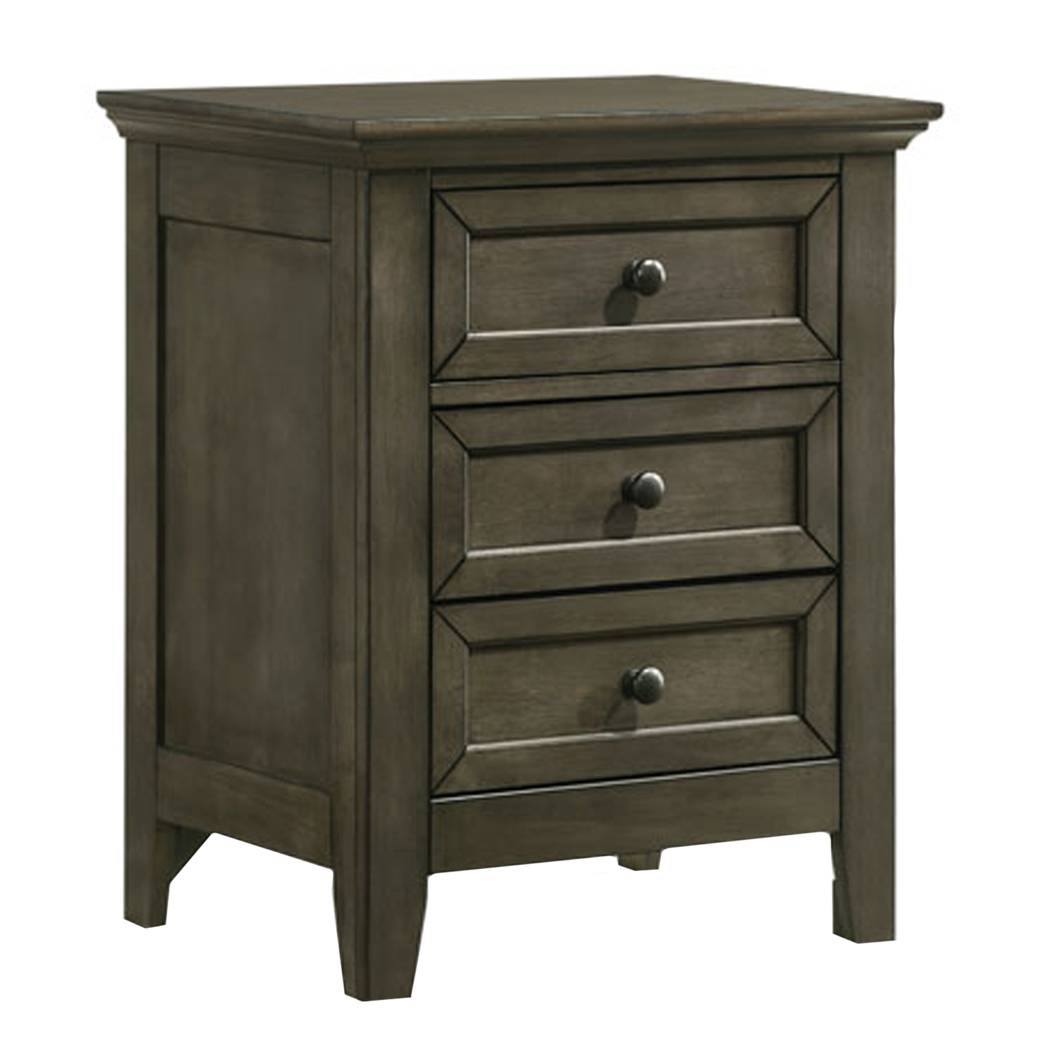 San Mateo Nightstand Drawer SMBR8803GRYC by Intercon at Old Brick