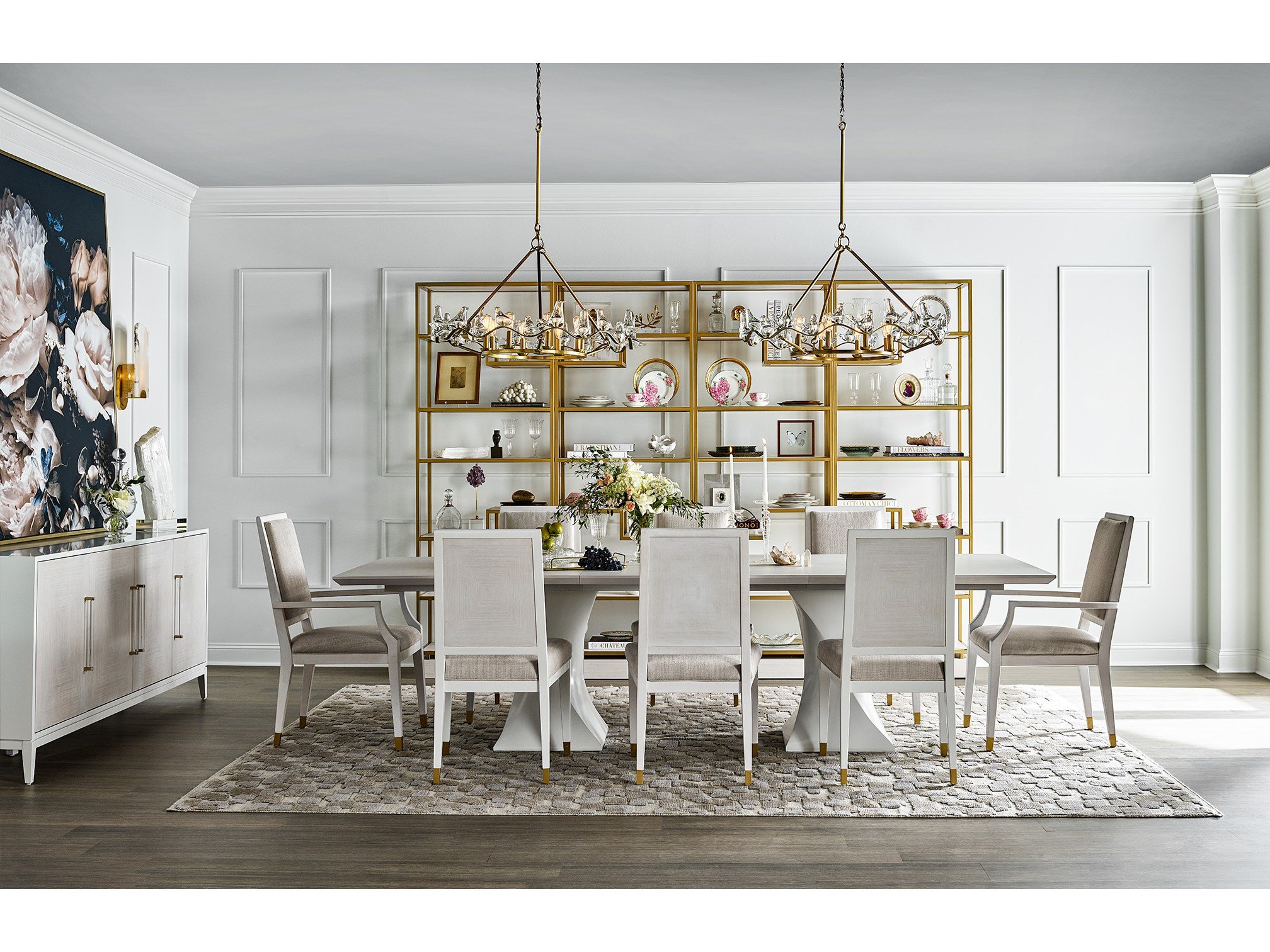 Love. Joy. Bliss.Miranda Kerr Home Brisbane Pedestal Dining Table 956658 at Designer Furniture