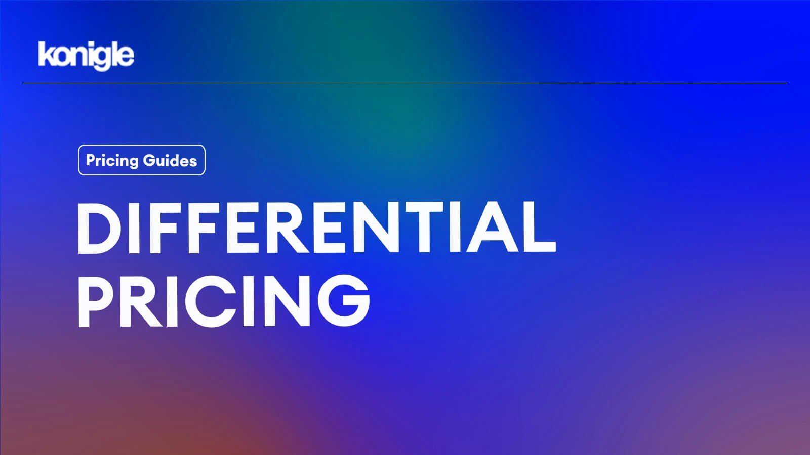 What is differential pricing