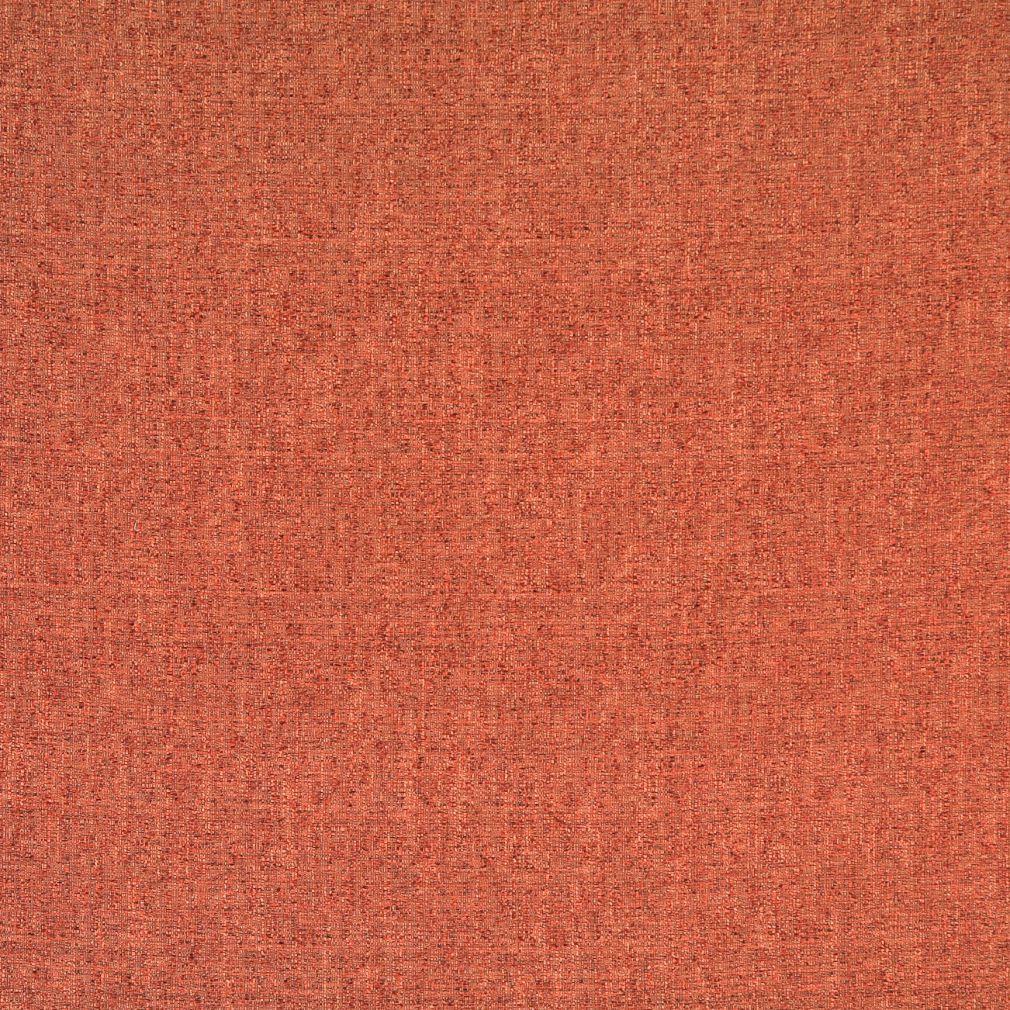 Paprika Orange Coral Plain Damask Jacquard Upholstery Fabric