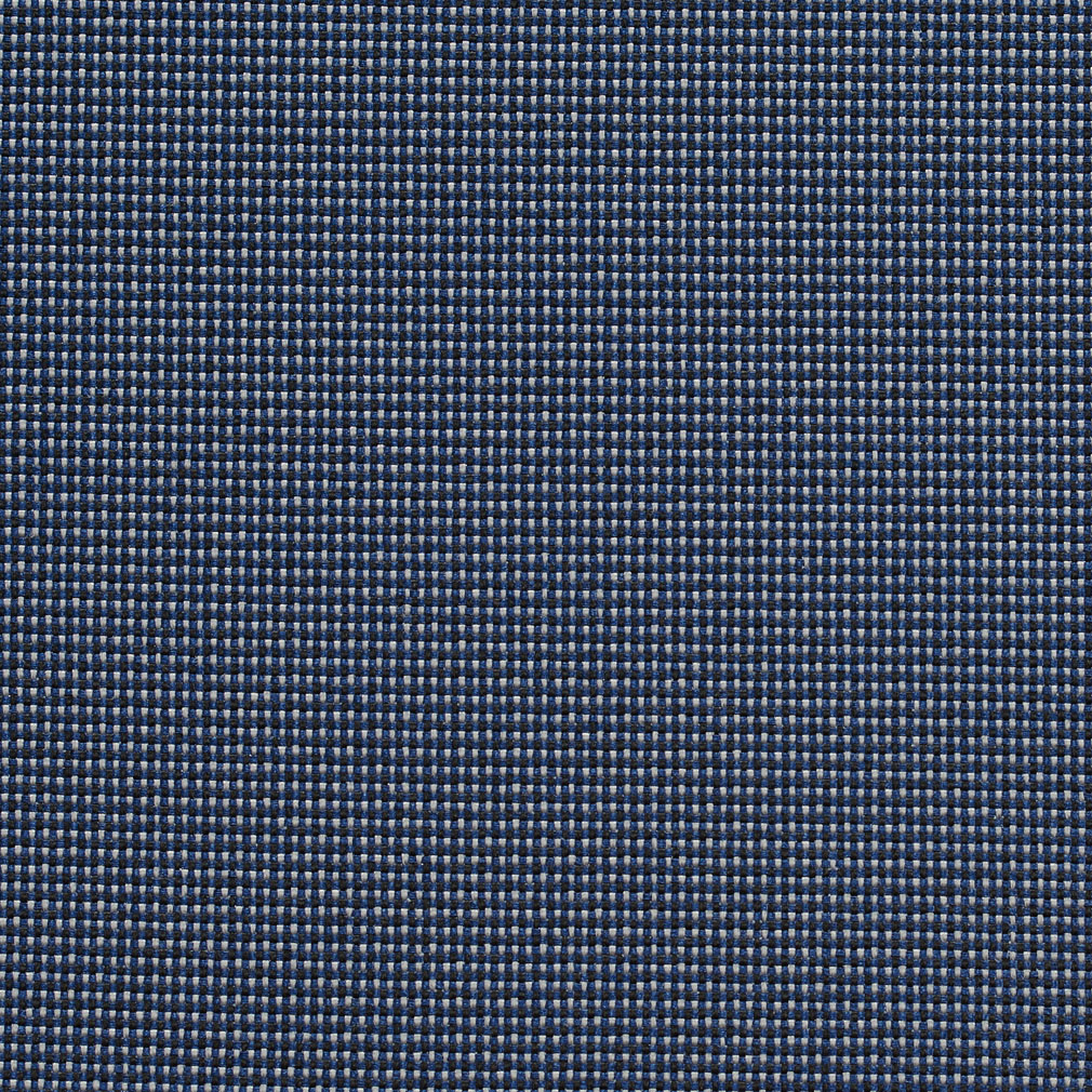 Navy Dark Blue and White Plain Woven Crypton Upholstery Fabric