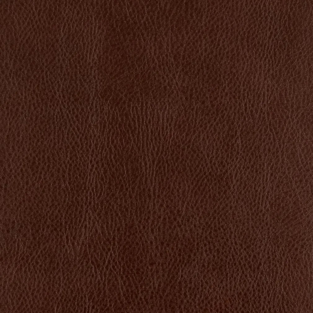 Mahogany Brown Plain Breathable Leather Texture Upholstery Fabric