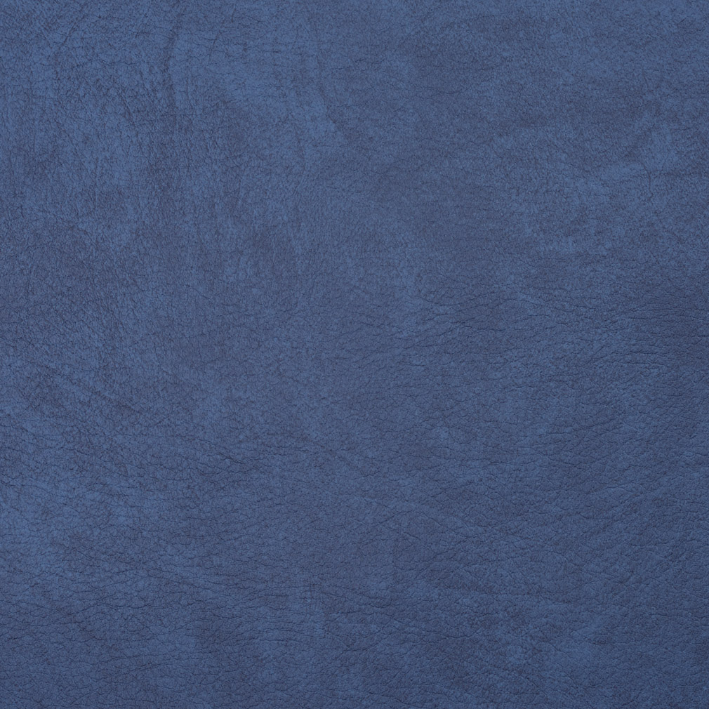 Denim Blue Leather Grain Vinyl Upholstery Fabric by the yard K9108
