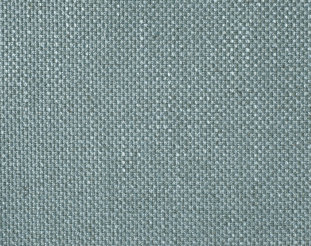 Mear Teal Plain French Linen Upholstery Fabric by the yard KL017