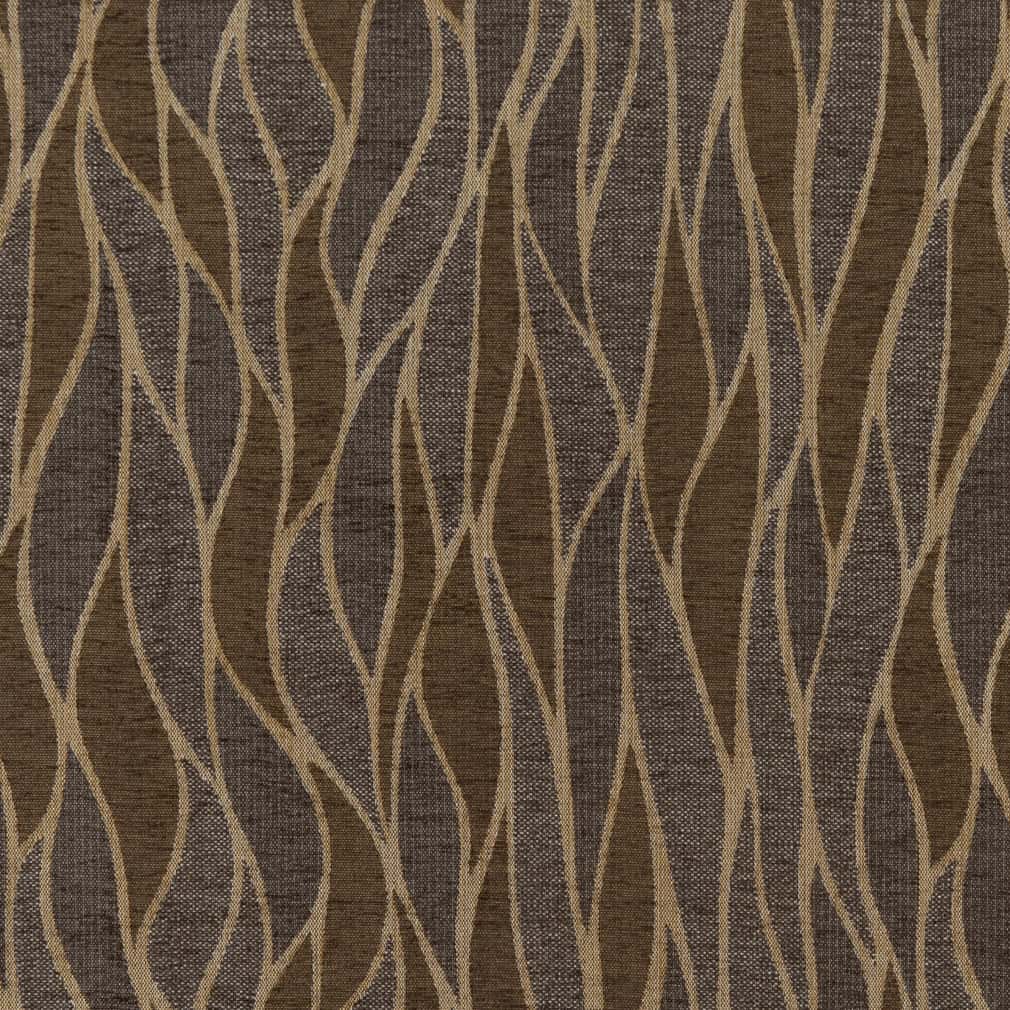 Cedar Brown Contemporary Fade Resistant Upholstery Fabric by the yard KC362