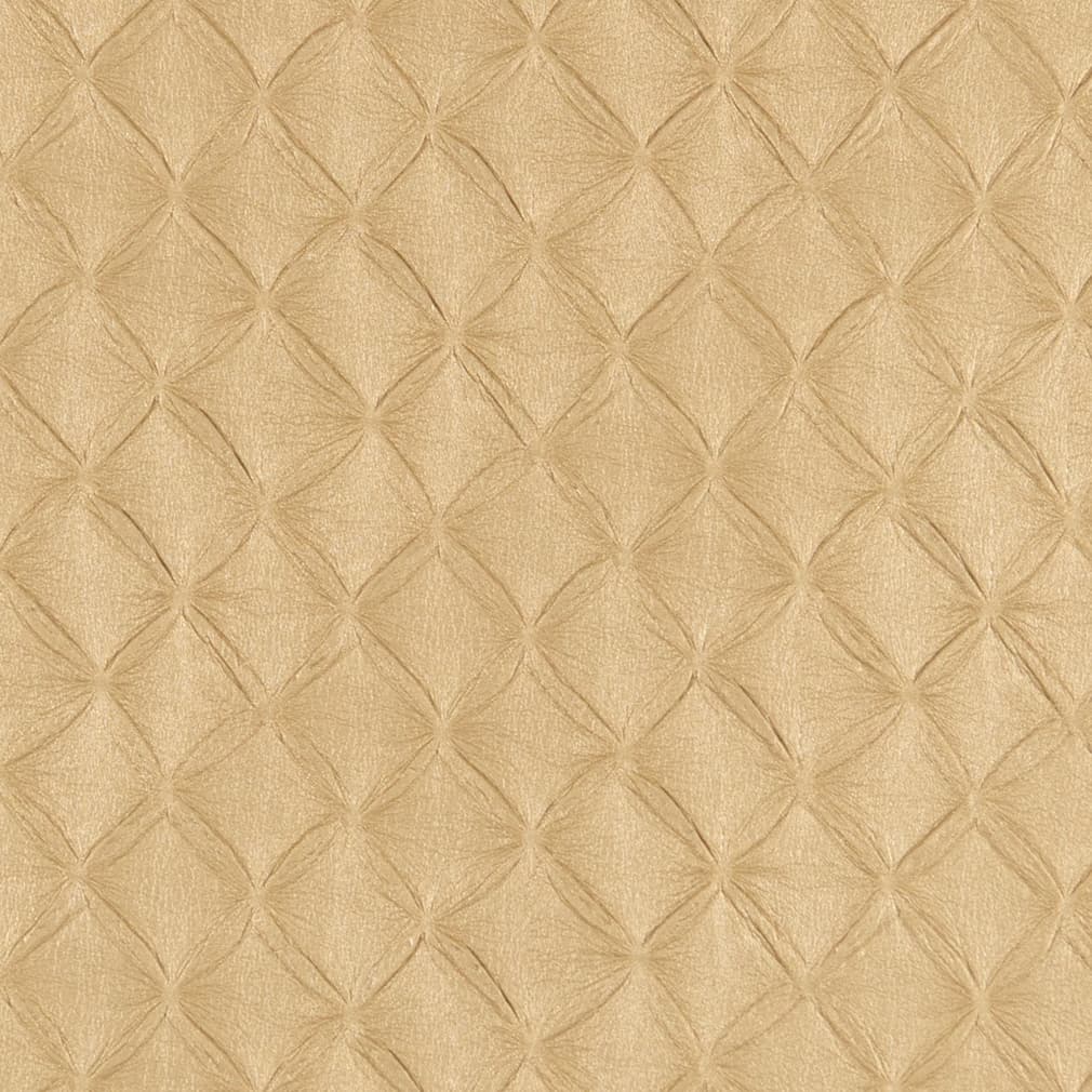 Gold Beige Taupe and Gold Yellow Abstract Geometric Metallic Upholstery