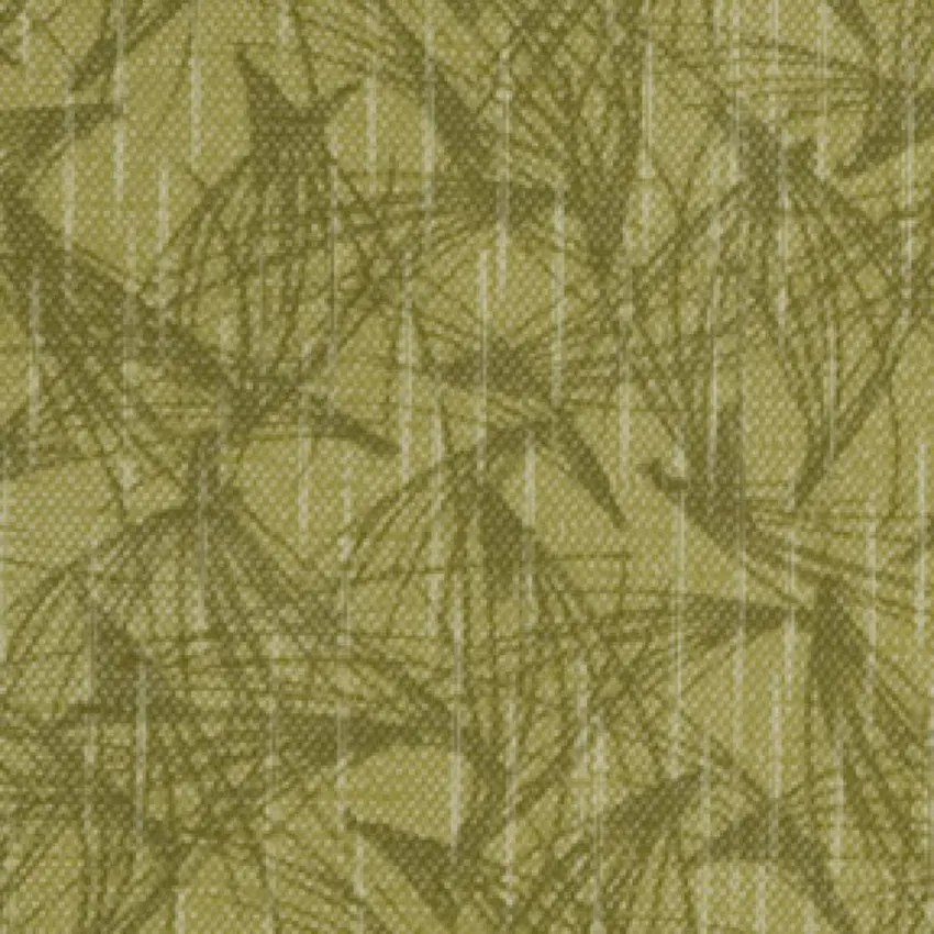 Arc Flora Green Vinyl Upholstery Fabric by the Yard