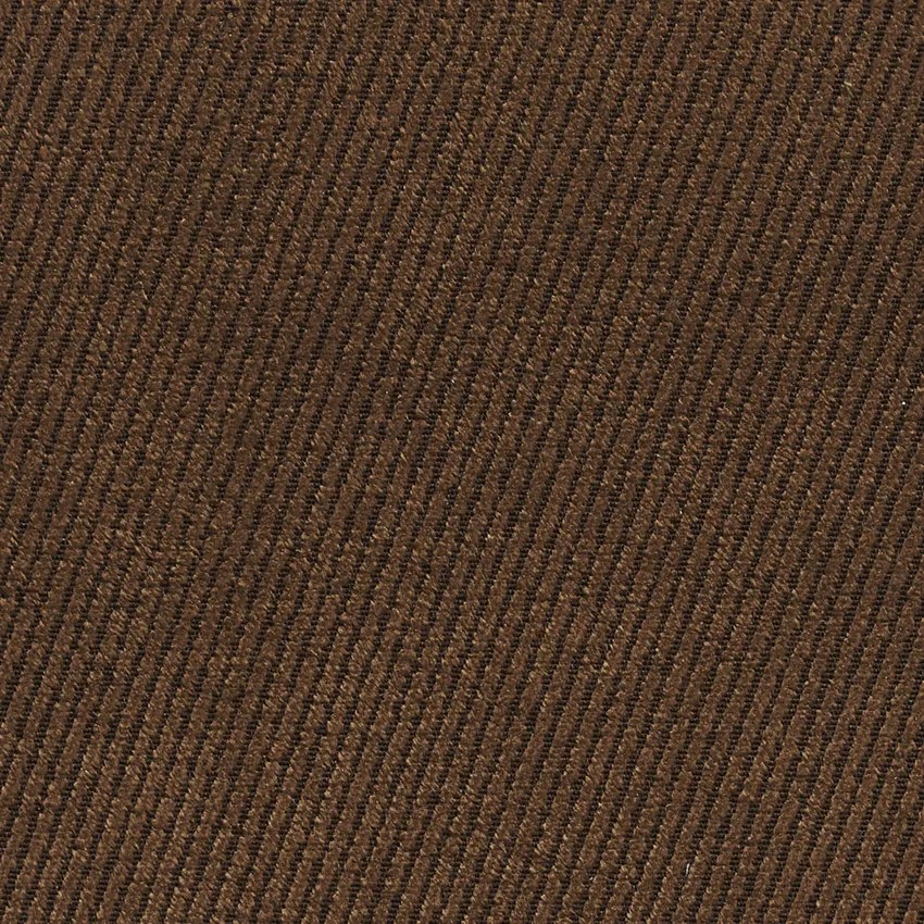 Coffee Brown Plain Denim Upholstery Fabric by the Yard