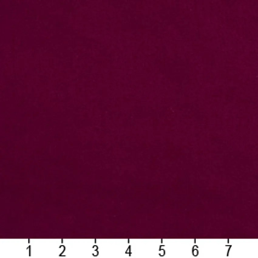 Plum Purple Plain Microfiber Upholstery Fabric by the Yard