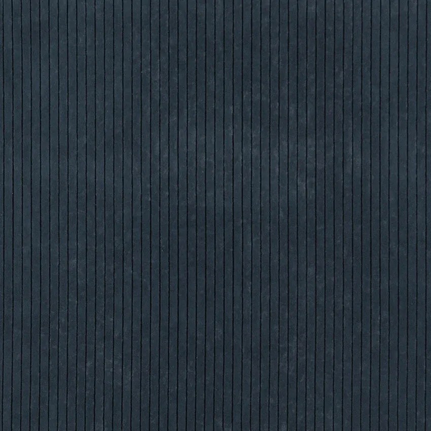 Cobalt Blue Small Solid Stripe Microfiber Upholstery Fabric K3943