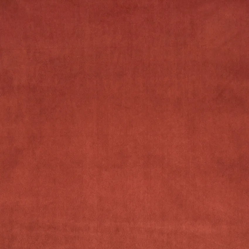 Paprika Coral Plain Velvet Upholstery Fabric by the Yard K7471 KOVI