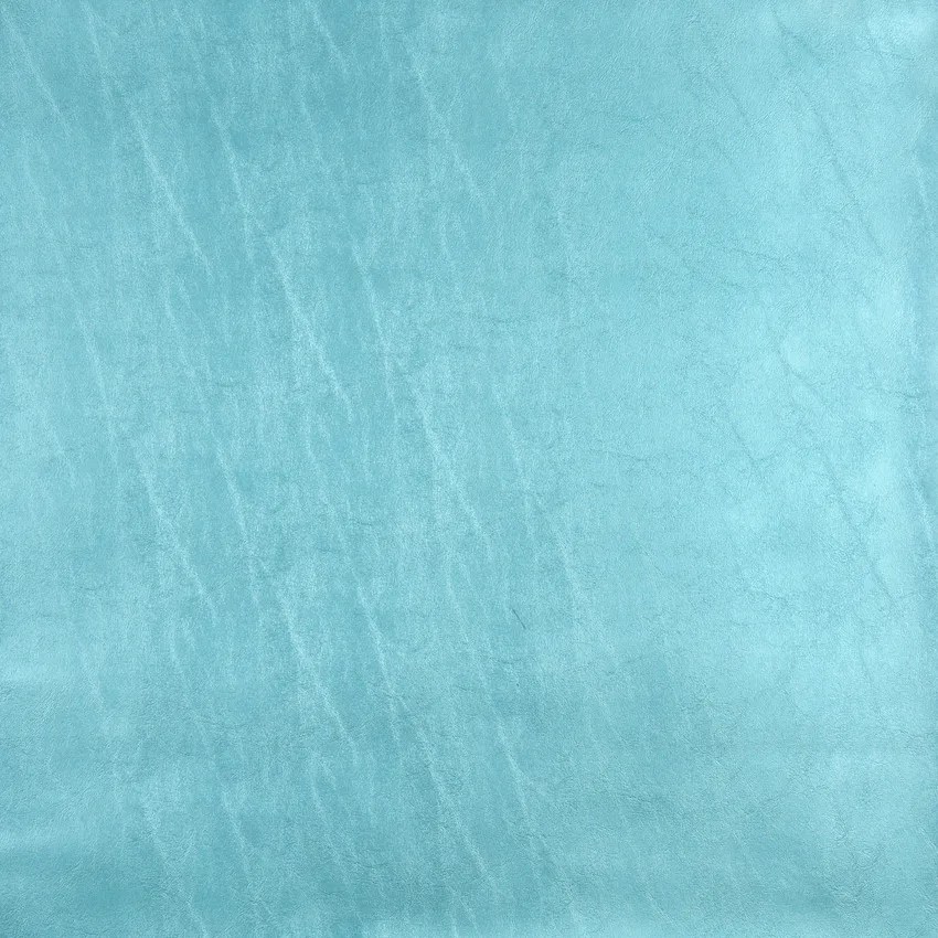 Turquoise Aqua Metallic Shine Leather Texture Vinyl Upholstery Fabric