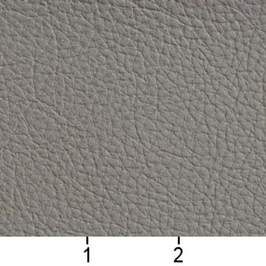 Pewter Gray Leather Grain Indoor Outdoor 30Oz Virgin Vinyl Upholstery